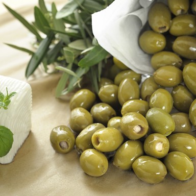 Green Olives Stuffed with Feta Cheese (in oil)
